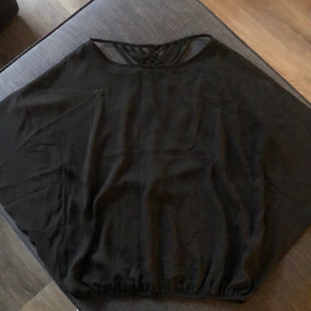 Charlotte Russe, size M, lattice back top.